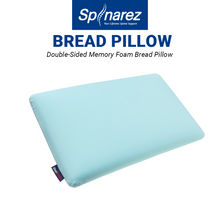Load image into Gallery viewer, Spinarez Bread pillow Double-sided Memory foam pillow, Ergonomic design, Dust mite resistant, Breathable fabric pillow