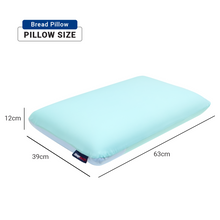 Load image into Gallery viewer, Spinarez Bread pillow Double-sided Memory foam pillow, Ergonomic design, Dust mite resistant, Breathable fabric pillow
