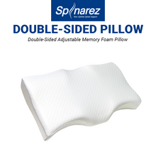 Load image into Gallery viewer, Spinarez Double-Sided adjustable memory foam pillow-Anti Dust mite, Ergonomic design, Breathable fabric
