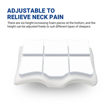 Load image into Gallery viewer, Spinarez Double-Sided adjustable memory foam pillow-Anti Dust mite, Ergonomic design, Breathable fabric