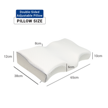Load image into Gallery viewer, Spinarez Double-Sided adjustable memory foam pillow-Anti Dust mite, Ergonomic design, Breathable fabric