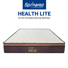 Load image into Gallery viewer, Spinarez Health Lite 10” Tilam US Hybrid Spring Mattress Euro Top Firm Edge Support Medium Firm Tilam Single Tilam Queen