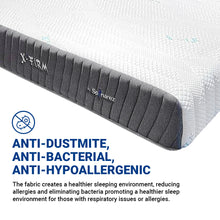 Load image into Gallery viewer, Spinarez X Firm 10" Compress Foam Mattress - Cool Silk Fabric, Exclusive Italian Border, Firmness 10/10, Anti-Dustmite, Anti-Bacterial, Hypoallergenic, Supports Higher Weights & Spinal Health, 10 Years Warranty