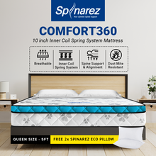 Load image into Gallery viewer, Comfort360 Mattress [10 inch]
