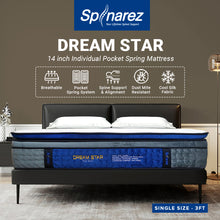 Load image into Gallery viewer, Dream Star Mattress [14 inch]
