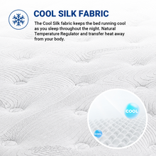 Load image into Gallery viewer, SPINAREZ Elizabeth 14" Pocket Spring Mattress Tilam Roll Pack Cooling Silk Pillow Top Natural Latex 10 Years Warranty
