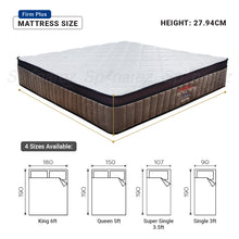Load image into Gallery viewer, SpinaRez Firm Plus Mattress 11 inch Hybrid Spring Mattress (King/Queen/Super Single/Single)
