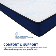 Load image into Gallery viewer, SPINAREZ FANCY 9 Inch Roll Pack Pocket Spring Mattress Medium Firm 6/10 Anti Dust Mite Antibacterial Hypoallergenic
