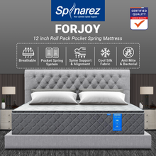 Load image into Gallery viewer, [FREE SHIPPING] Tilam Firm 25cm or 30cm Pillow Top Pocket Spring  Mattress 10&#39;&#39; or 12&quot; Spinarez [10 YEARS WARRANTY]
