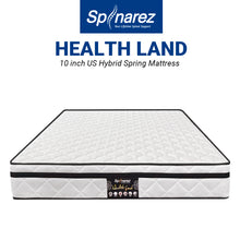 Load image into Gallery viewer, Spinarez Health Land 10” Tilam US Hybrid Spring Mattress Euro Top Comfort Medium Firm, Tilam Single, Tilam Queen
