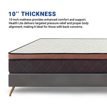 Load image into Gallery viewer, Spinarez Health Lite 10” Tilam US Hybrid Spring Mattress Euro Top Firm Edge Support Medium Firm Tilam Single Tilam Queen
