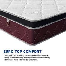 Load image into Gallery viewer, Spinarez Power 10” Tilam Individual Pocket Spring Mattress Euro Top Comfort Motion Isolation Medium Firm, Tilam Queen
