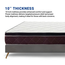 Load image into Gallery viewer, Spinarez Power 10” Tilam Individual Pocket Spring Mattress Euro Top Comfort Motion Isolation Medium Firm, Tilam Queen

