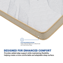 Load image into Gallery viewer, SPINAREZ TINY 6 Inch Roll Pack Pocket Spring Mattress Medium Firm 6/10 Anti Dust Mite Antibacterial Hypoallergenic, Single mattress
