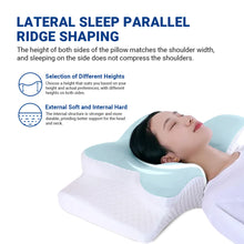 Load image into Gallery viewer, Spinarez Butterfly Shaped Neck Protection Memory Foam Pillow-Relaxing Cervical Support &amp; Pain Relief
