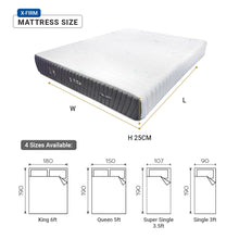Load image into Gallery viewer, Spinarez X Firm 10&quot; Compress Foam Mattress - Cool Silk Fabric, Exclusive Italian Border, Firmness 10/10, Anti-Dustmite, Anti-Bacterial, Hypoallergenic, Supports Higher Weights &amp; Spinal Health, 10 Years Warranty
