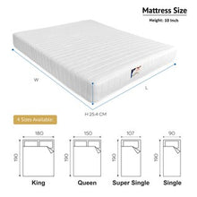 Load image into Gallery viewer, SpinaRez Lily Tilam Mattress 10 inch Hypoallergenic High Density Foam
