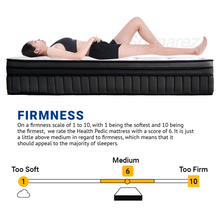Load image into Gallery viewer, SpinaRez Health Pedic Tilam Mattress 14 inch Individual Pocket Spring System with HeiQ Viroblock Technology
