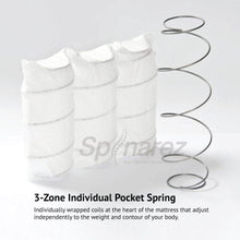 Load image into Gallery viewer, SpinaRez Pocket Feel Tilam Mattress 12 inch Individual Pocket Spring System (FREE 2pcs Flew XL Pillow)
