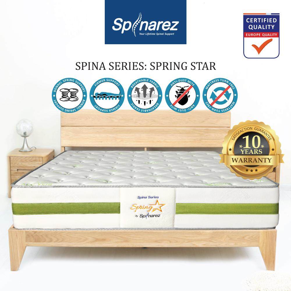 SpinaRez Spring Star Tilam Mattress 12 inch Euro Top + Coconut Fiber & Bonnell Spring Tilam Mattress