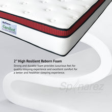 Load image into Gallery viewer, SpinaRez CareRest Tilam Mattress 11.5 inch Quality Plush Top US Export Design &amp; High Resilient Foam + Coconut Fiber + Bonnell Spring System
