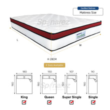 Load image into Gallery viewer, SpinaRez CareRest Tilam Mattress 11.5 inch Quality Plush Top US Export Design &amp; High Resilient Foam + Coconut Fiber + Bonnell Spring System
